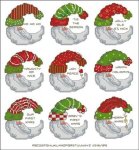 (image for) Santa Ornaments Minis (Customizable)